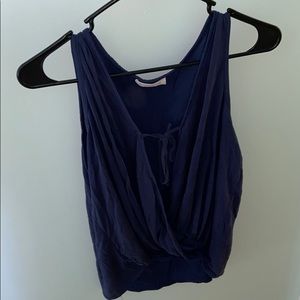Navy blue tank top